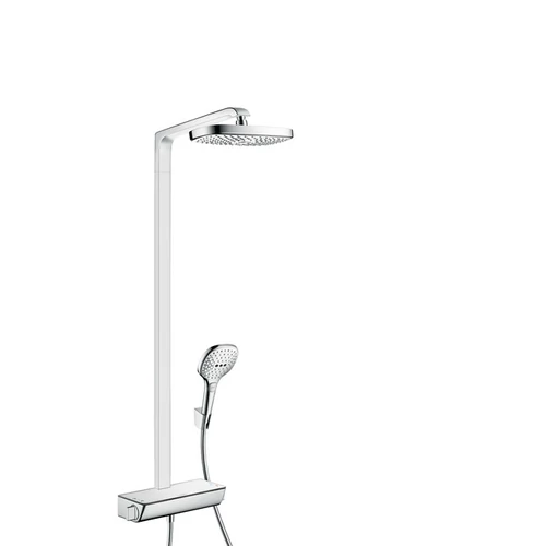 Hansgrohe Raindance Select E 300 2jet Showerpipe zuhanyrendszer EcoSmart 9 l/perc, króm 27282000